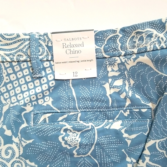 NWT Talbots Relaxed Chino - Picture 2 of 4